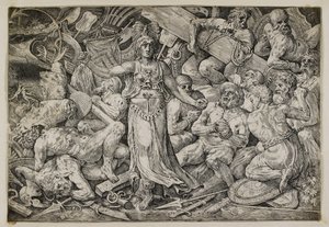 Vittoria circondata da Prigionieri e Trofei, 1552 da Frans Floris